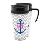 Monogram Anchor Acrylic Travel Mug