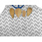 Monogram Anchor Apron - Pocket Detail with Props