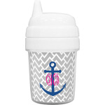 Monogram Anchor Baby Sippy Cup (Personalized)