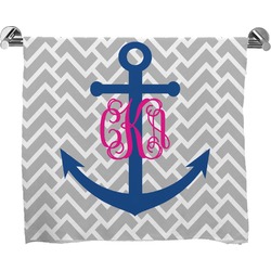 Monogram Anchor Bath Towel (Personalized)