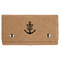 Monogram Anchor Cards & Dice Set - Light Brown - Front