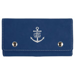 Monogram Anchor Cards & Dice Set - Navy Blue