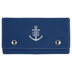 Monogram Anchor Cards & Dice Set - Navy Blue