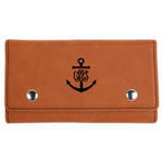 Monogram Anchor Cards & Dice Set - Rawhide