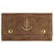 Monogram Anchor Cards & Dice Set - Rustic Brown - Front