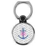 Monogram Anchor Cell Phone Ring Stand & Holder (Personalized)