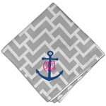 Monogram Anchor Cloth Dinner Napkin - Single