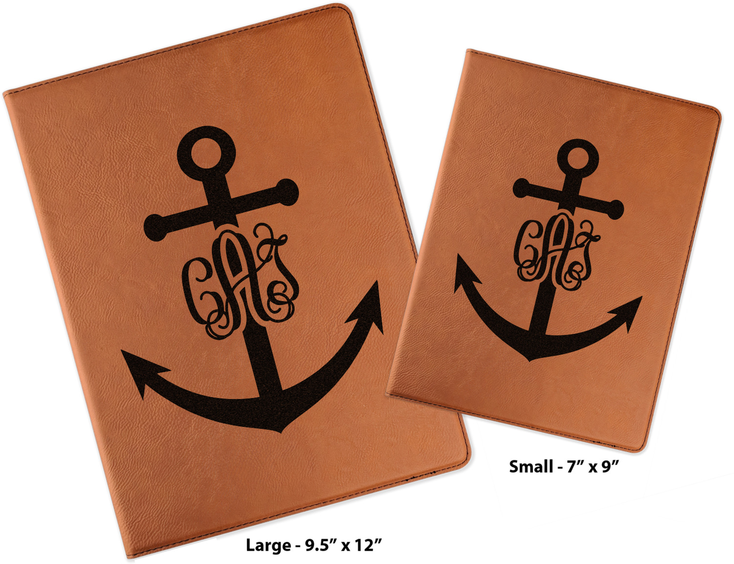 custom-monogram-anchor-leatherette-portfolio-with-notepad-personalized