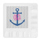 Monogram Anchor Embossed Decorative Napkins