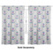 Monogram Anchor Curtains Double