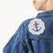 Monogram Anchor Custom Shape Iron On Patches - L - MAIN