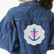 Monogram Anchor Custom Shape Iron On Patches - XXL - MAIN