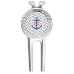 Monogram Anchor Golf Divot Tool & Ball Marker (Personalized)