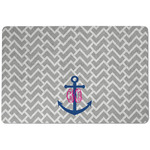 Monogram Anchor Dog Food Mat