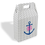 Monogram Anchor Gable Favor Box