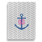 Monogram Anchor Garden Flags - Large - Single Sided - FRONT