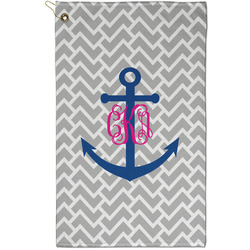 Monogram Anchor Golf Towel - Poly-Cotton Blend - Small