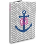 Monogram Anchor Hardbound Journal - 5.75" x 8" (Personalized)