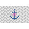 Monogram Anchor Indoor / Outdoor Rug - 3'x5' - Front Flat