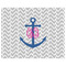 Monogram Anchor Indoor / Outdoor Rug - 8'x10' - Front Flat