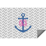 Monogram Anchor Indoor / Outdoor Rug (Personalized)