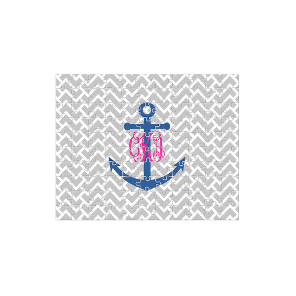 Custom Monogram Anchor 110 pc Jigsaw Puzzle