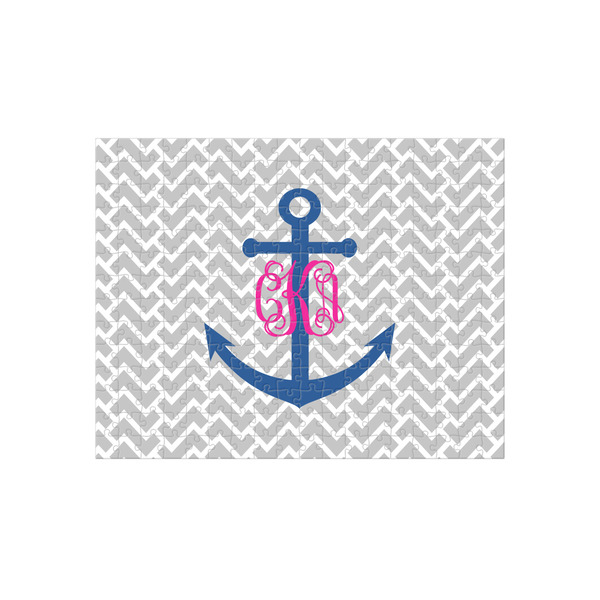 Custom Monogram Anchor 252 pc Jigsaw Puzzle