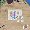 Monogram Anchor Jigsaw Puzzle 30 Piece - In Context