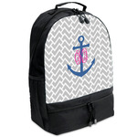 Monogram Anchor Backpacks - Black