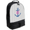 Monogram Anchor Large Backpack - Black - Angled View