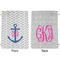 Monogram Anchor Large Laundry Bag - Front & Back View