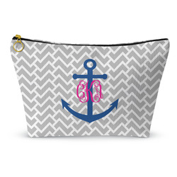 Monogram Anchor Makeup Bag - Small - 8.5"x4.5" (Personalized)
