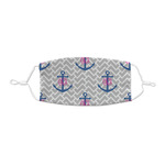 Monogram Anchor Kid's Cloth Face Mask - XSmall (Personalized)