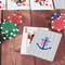 Monogram Anchor On Table with Poker Chips