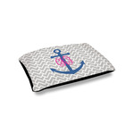 Monogram Anchor Outdoor Dog Bed - Small