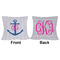 Monogram Anchor Outdoor Pillow - 18x18