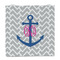 Monogram Anchor Party Favor Gift Bag - Matte - Front