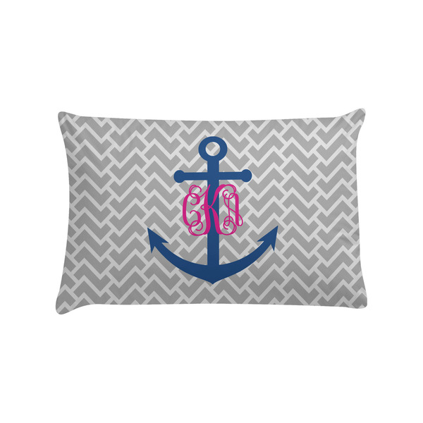 Custom Monogram Anchor Pillow Case - Standard