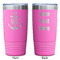 Monogram Anchor Pink Polar Camel Tumbler - 20oz - Double Sided - Approval