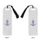 Monogram Anchor Plastic Bookmarks - Approval