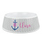 Monogram Anchor Plastic Pet Bowls - Medium - MAIN