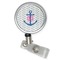 Monogram Anchor Retractable Badge Reel - Flat