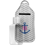 Monogram Anchor Hand Sanitizer & Keychain Holder - Large