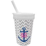 Monogram Anchor Sippy Cup with Straw