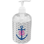 Monogram Anchor Acrylic Soap & Lotion Bottle