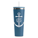 Monogram Anchor RTIC Everyday Tumbler with Straw - 28oz