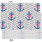 Monogram Anchor Tissue Paper - Heavyweight - XL - Front & Back