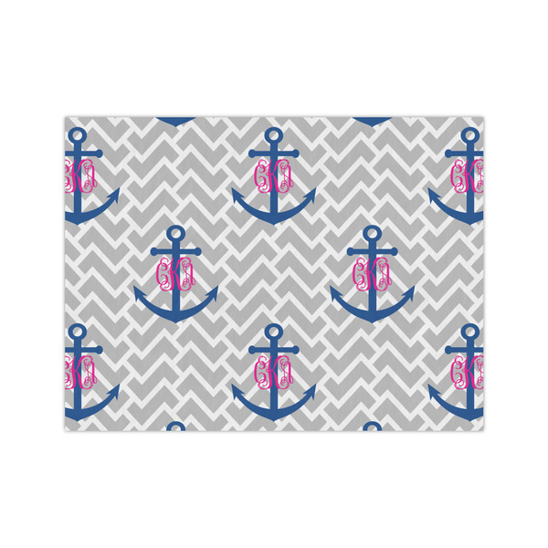 Custom Monogram Anchor Medium Tissue Papers Sheets - Lightweight