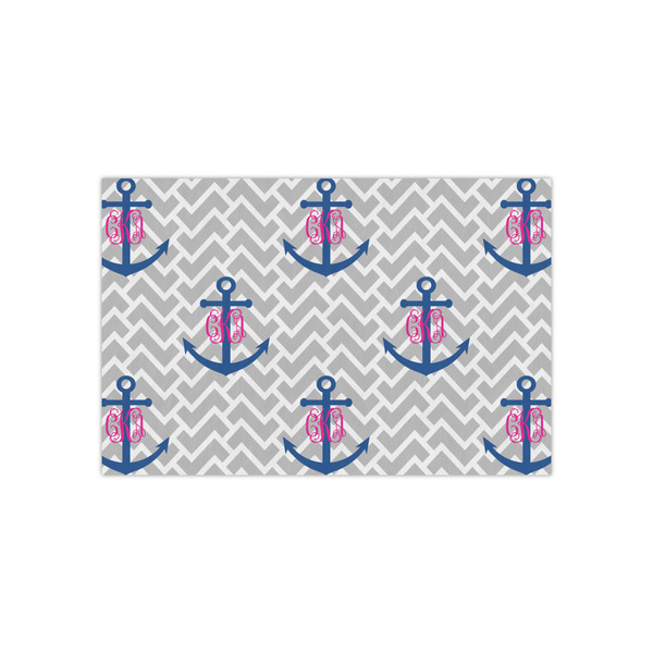 Custom Monogram Anchor Small Tissue Papers Sheets - Lightweight