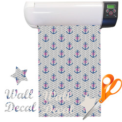 Monogram Anchor Vinyl Sheet (Re-position-able)